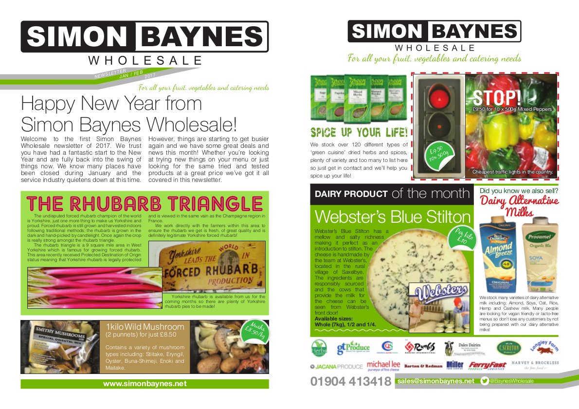 Simon Baynes January February 2017 Newsletter